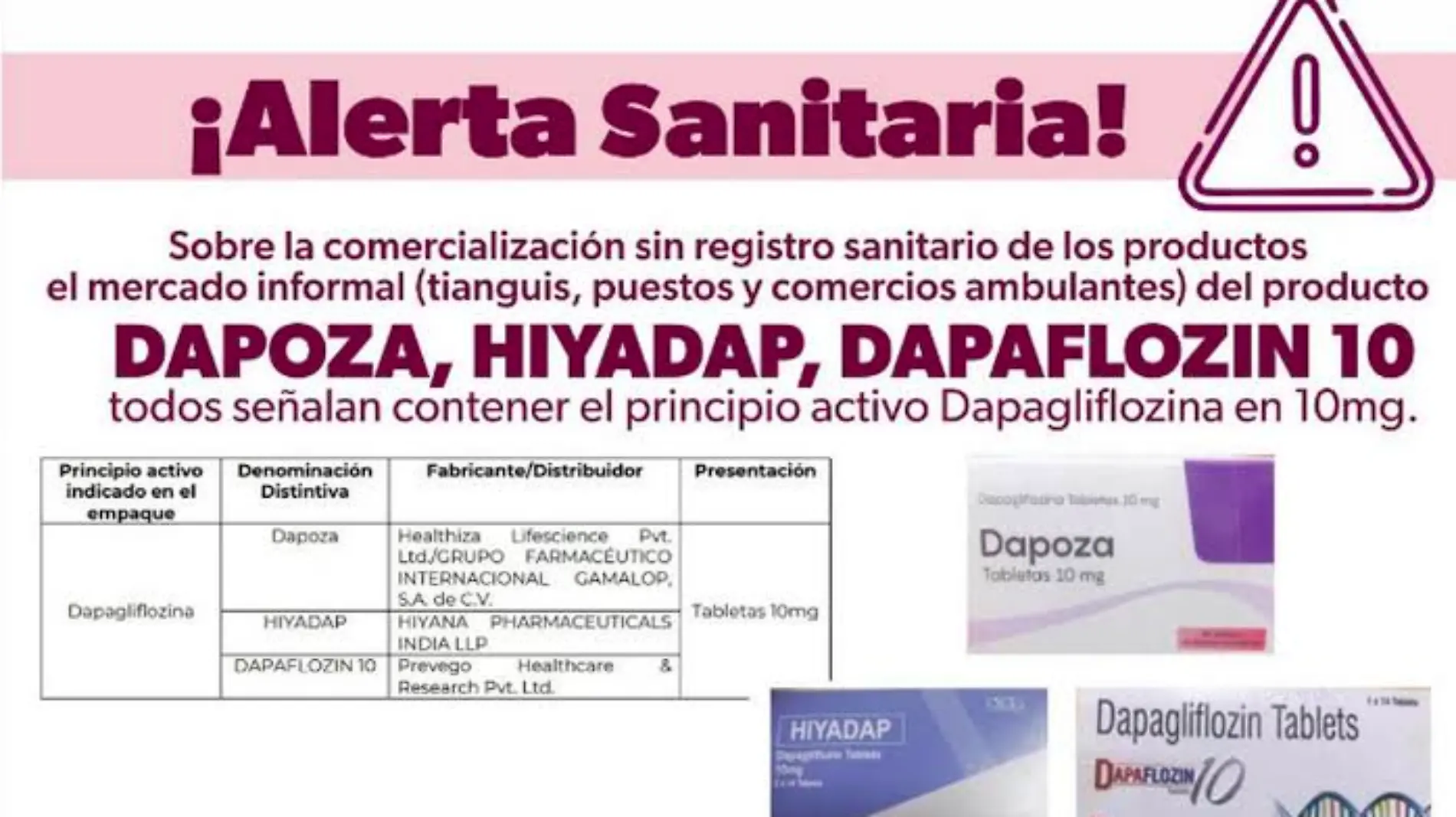 Alertan sobre prescripción de medicamento sin registro sanitario en México